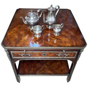 KLF & Son 74oz 2086g 925 Sterling Silver Coffee Tea Pot Sugar Bowl Creamer Set